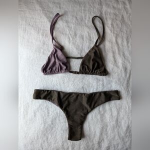 Acacia Colorblock Two-tone Bikini